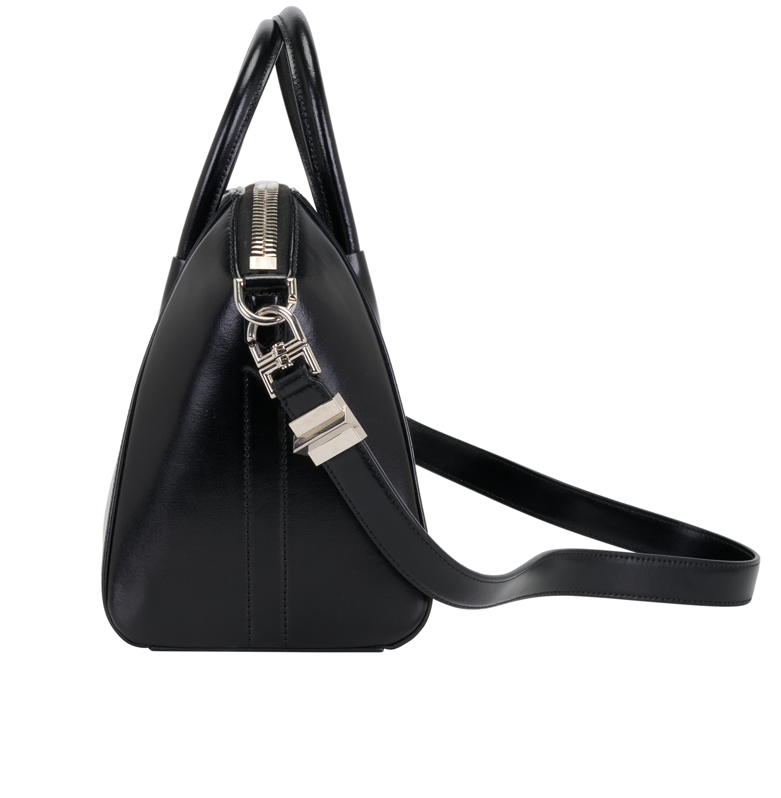 Small Antigona, &pound;750, Handbags, Black, Leather, Bottom view